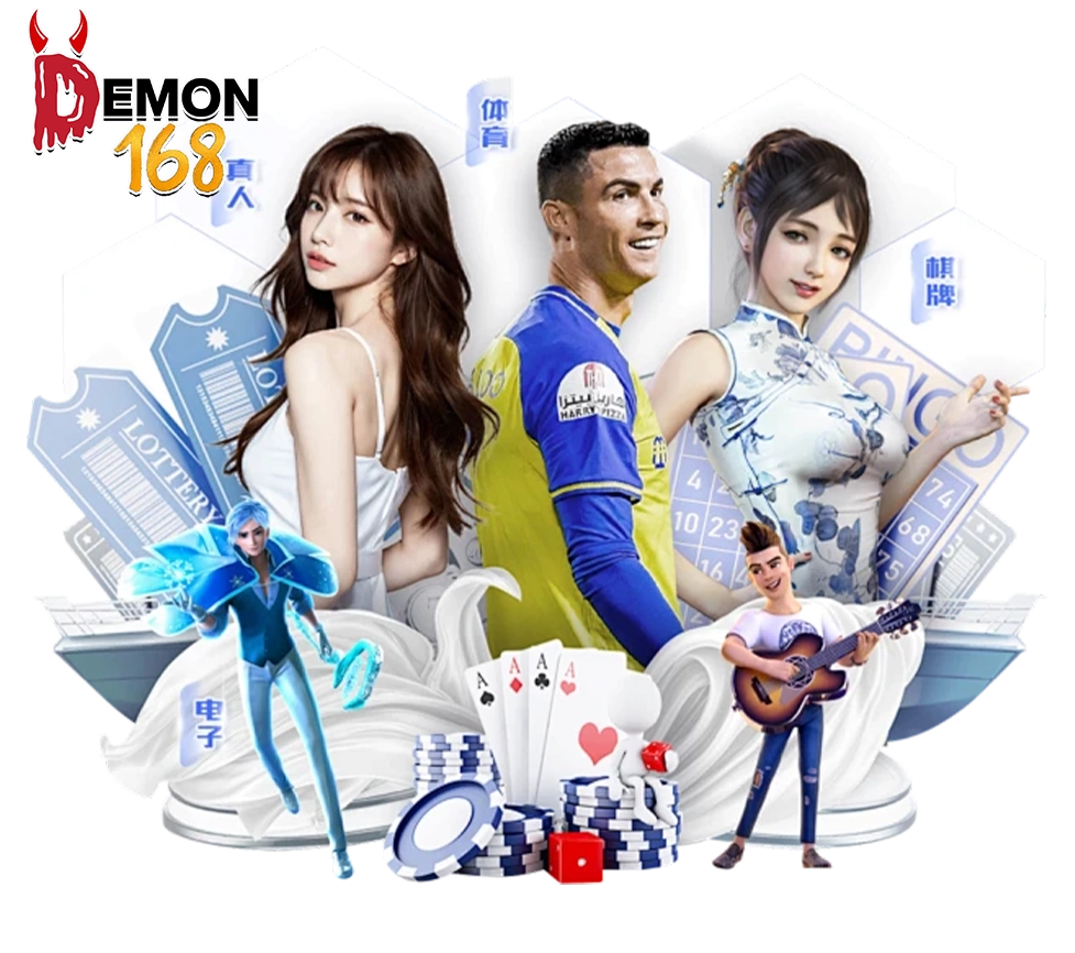 ภาพฮีโร่ DEMON168 หน้าแรก รวมสาวคาสิโนและเกมฮิต